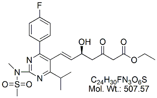 Rosuvastatin 3-Oxo Acid Ethyl Ester